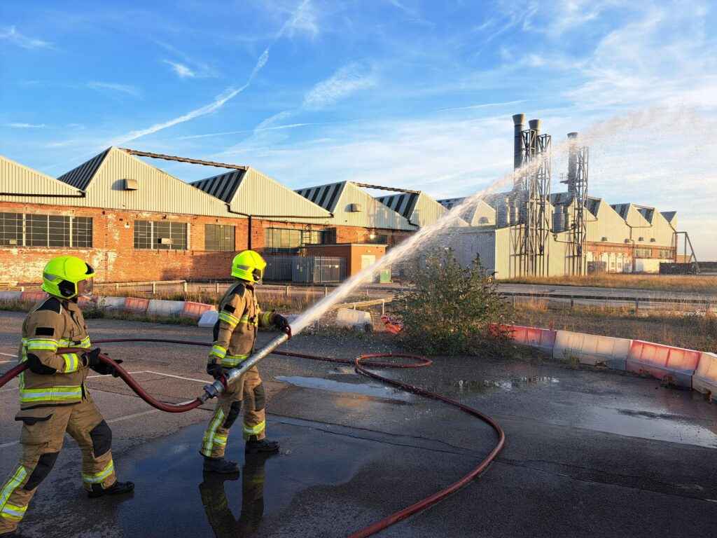 Humberside Fire Brigade Foam Delivery Training